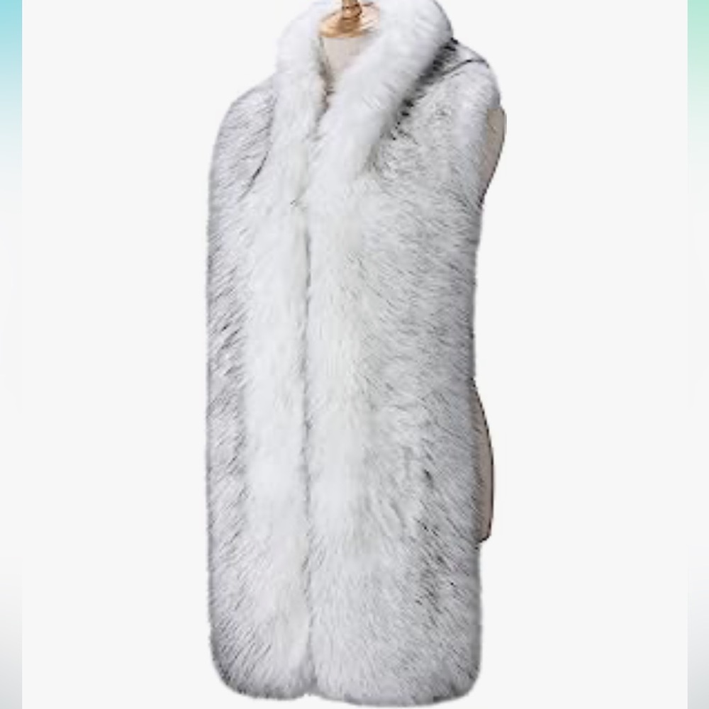 Faux fur wrap